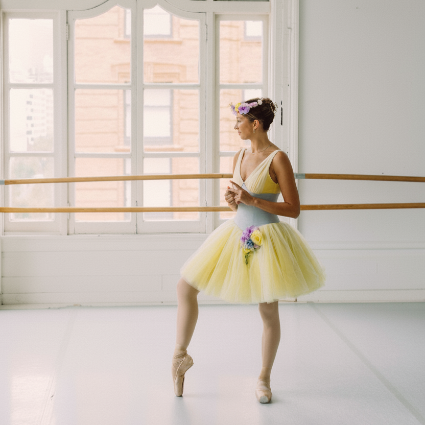 Lemon Yellow Romantic Ballet Tutu